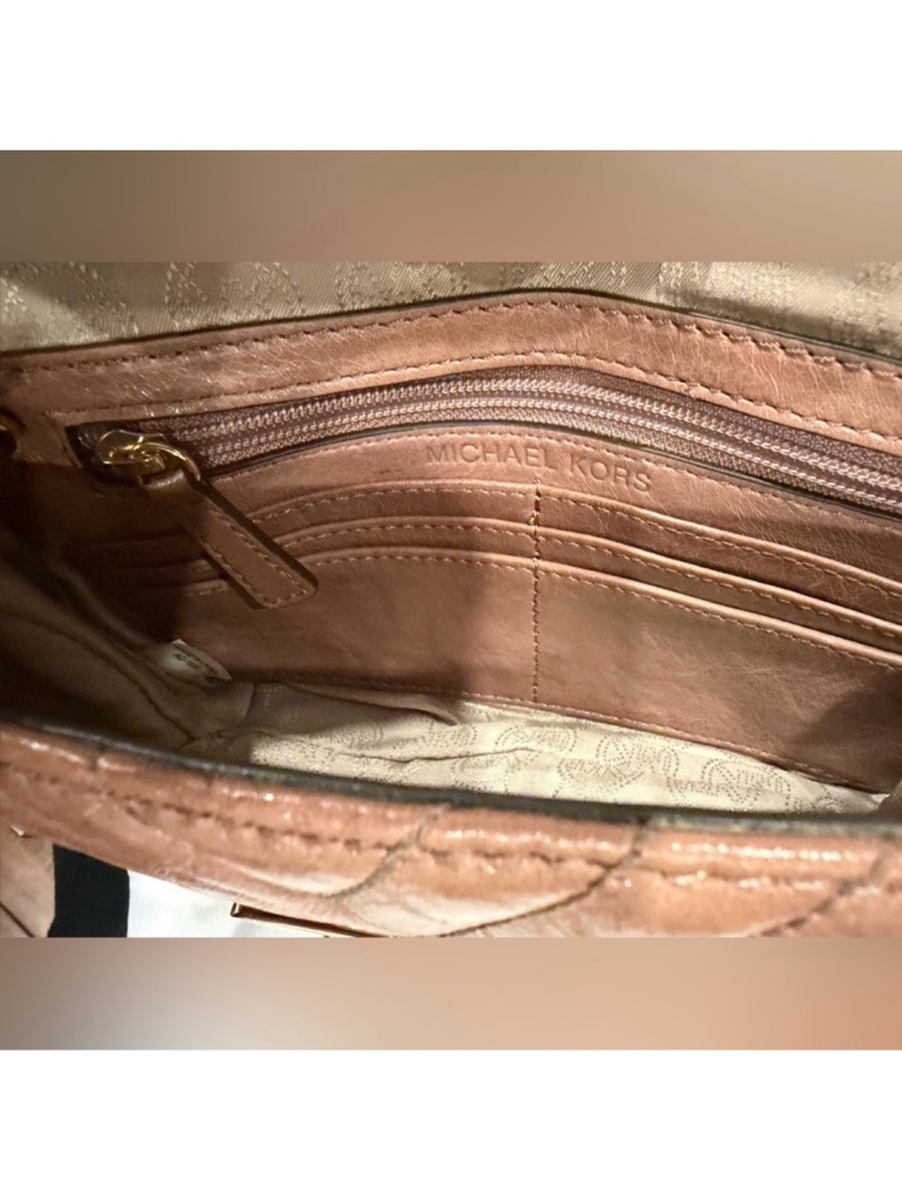 MICHAEL KORS SLOAN DUSTY ROSE QUILTED
CROSSBODY BAG (30F5GSLM1L) - Picture 9 of 9